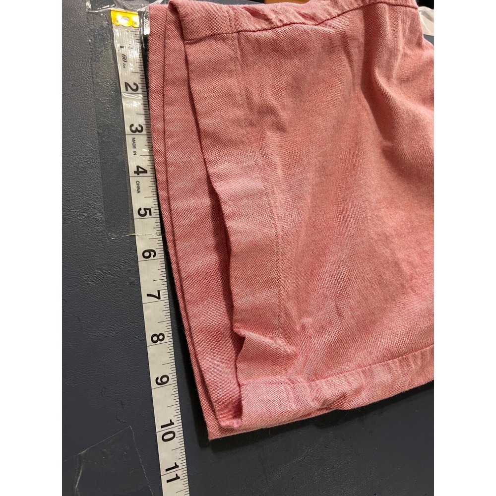 J. Crew Mens Pink Cotton Chino Shorts Sz 33 Beach Vacation resort - Picture 12 of 13